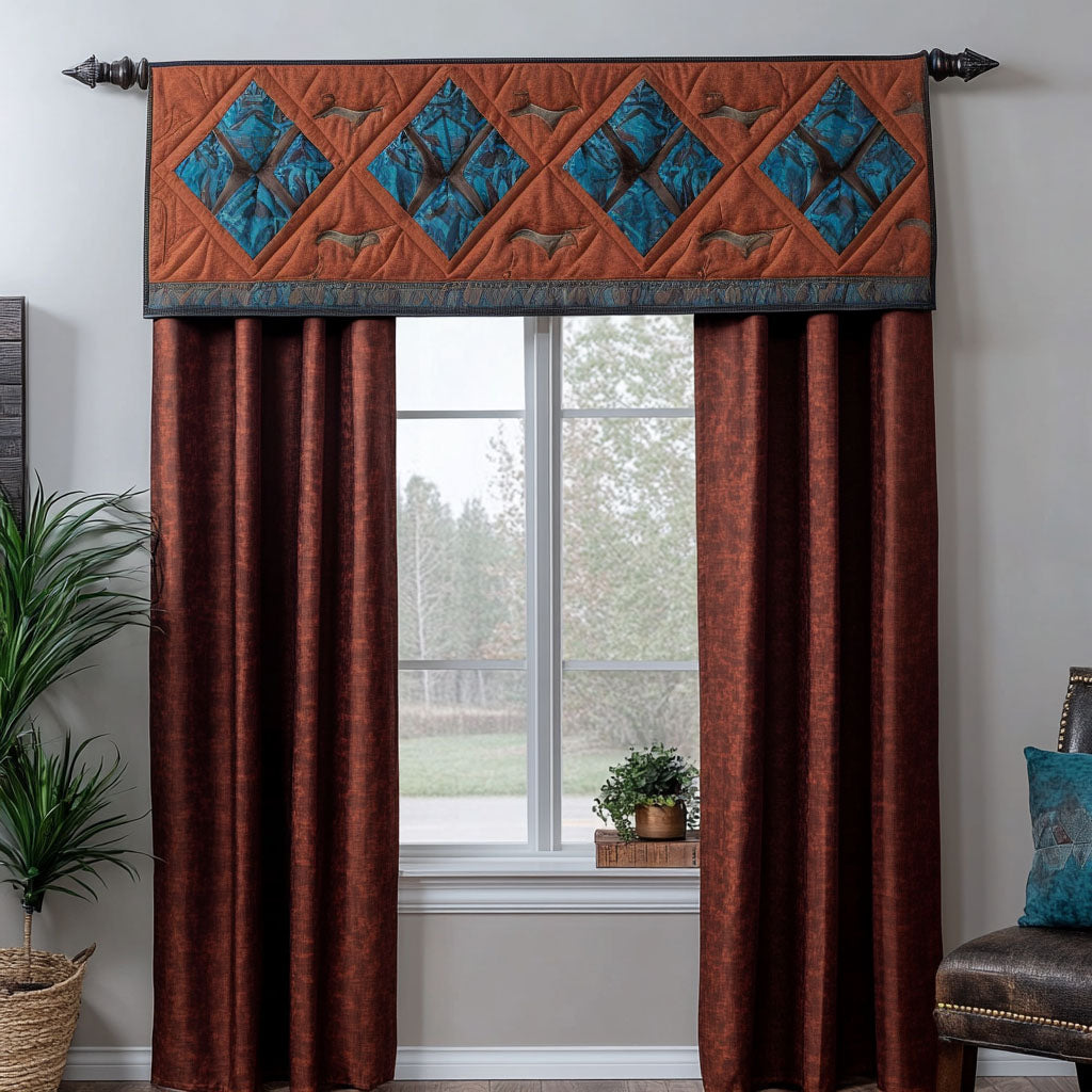 Frontier Quilted Valance Entryway Ideas Country And Western Gifts