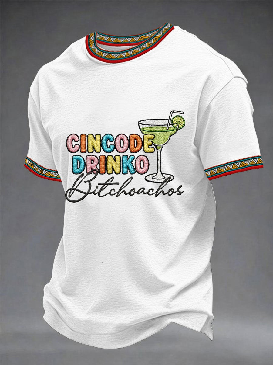 Funny Cinco De Mayo Bitchachos Skull T-Shirt Taco Party Apparel 5th May Party Gifts