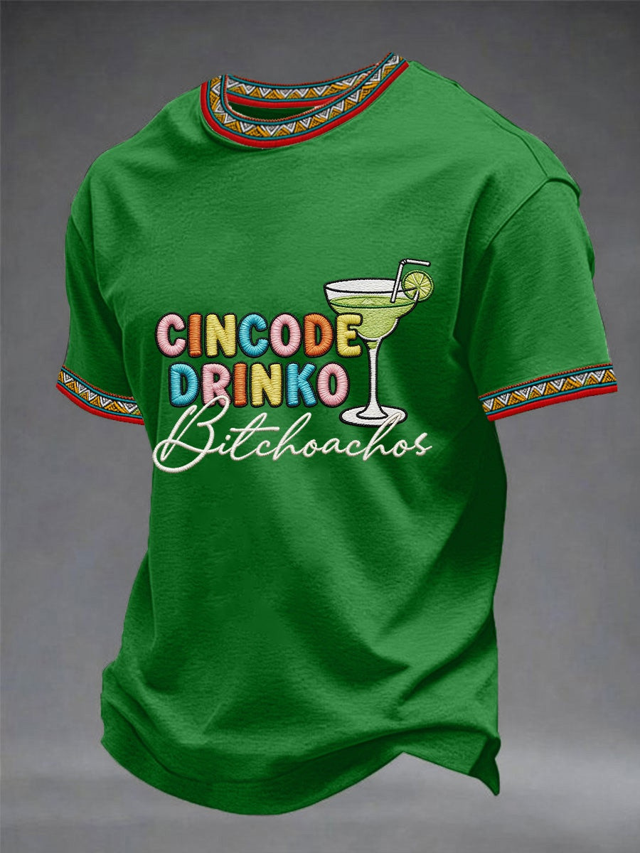 Funny Cinco De Mayo Bitchachos Skull T-Shirt Taco Party Apparel 5th May Party Gifts - Image 2