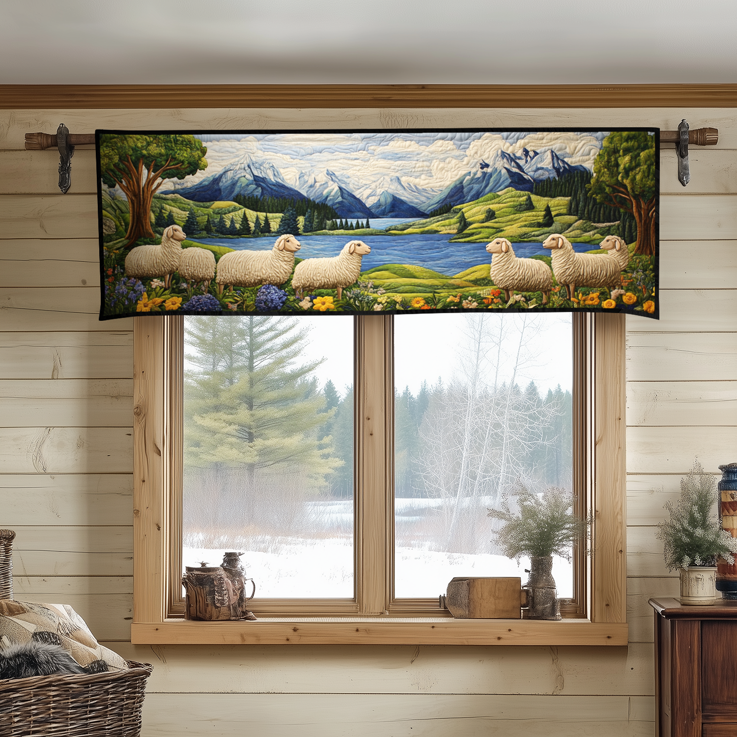 Gentle Sheep Quilted Valance Entryway Rug Ideas Presents For Farmers
