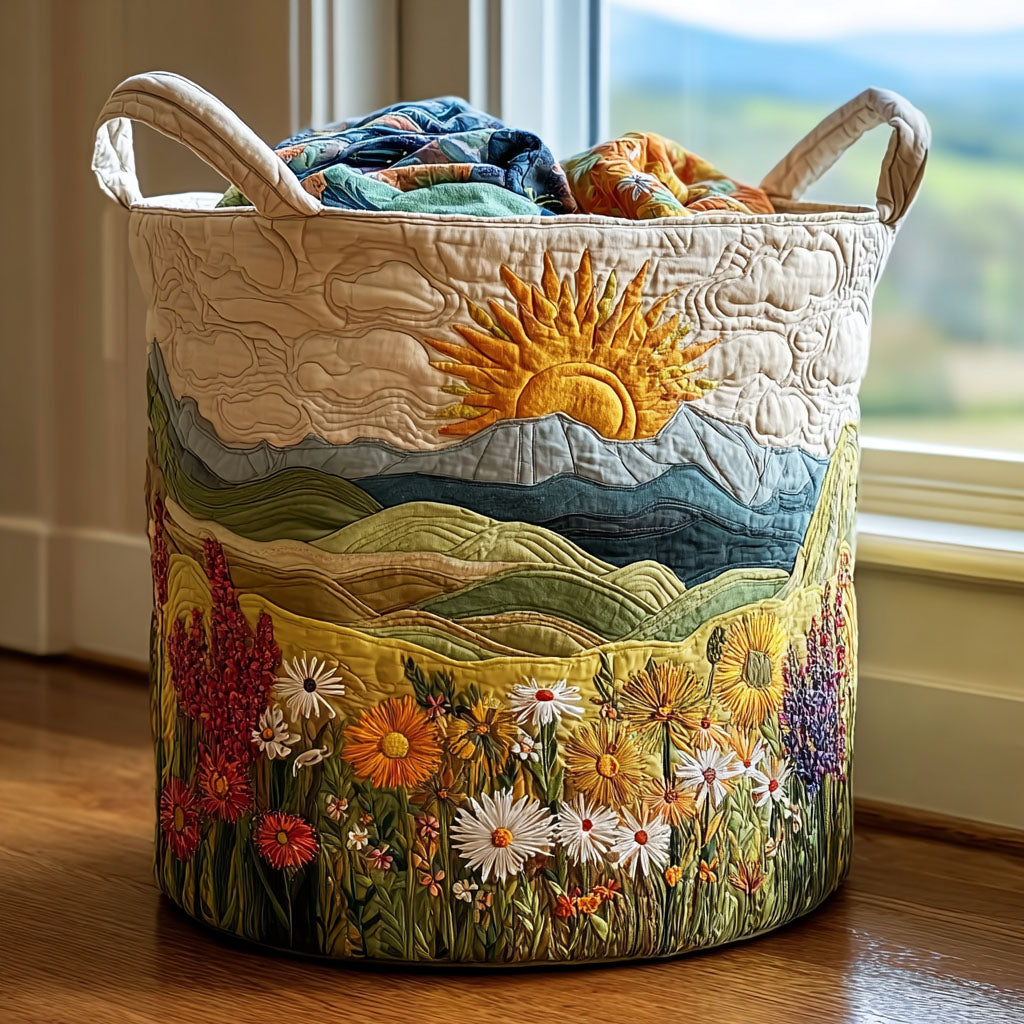 Golden Horizon Quilted Laundry Basket Best Looking Laundry Hampers New House Gift Idea