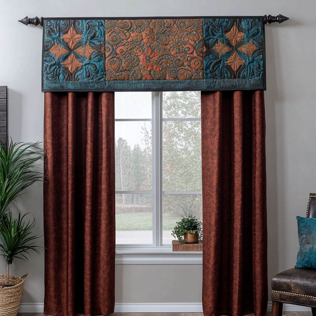 Heritage Patchwork Quilted Valance Home Entrance Decor Ideas Best Christian Gifts
