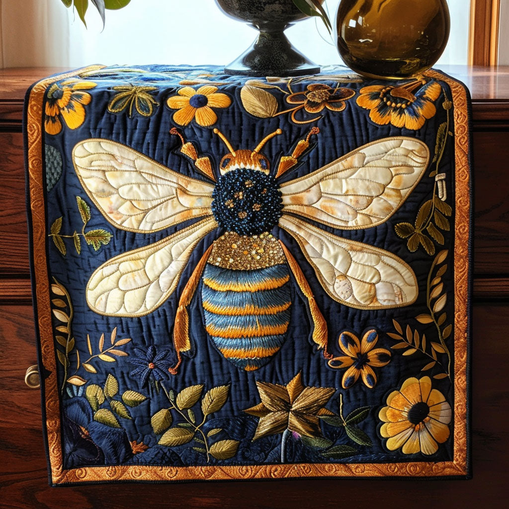Honey Jewel Quilted Table Runner Dining Room Table Decor Ideas Gifts For Beekeepers