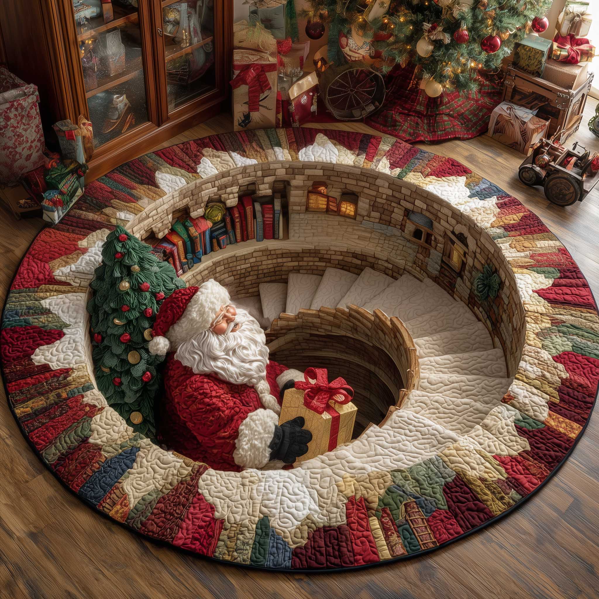 Jolly Workshop Quilted Round Mat Perfect Home Accessory Quilted Round Mat
