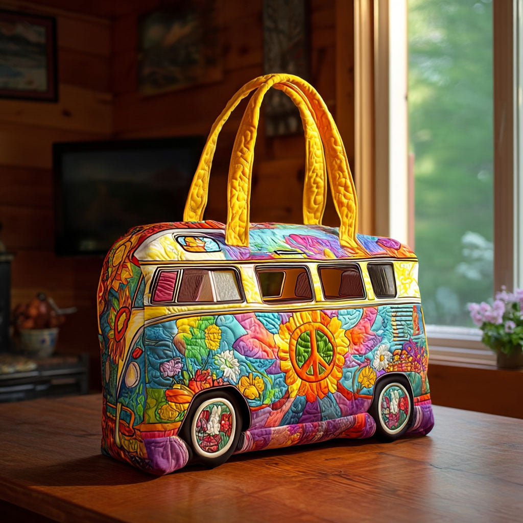 Joyful Miles Quilted Tote Bag Best Totes For Women Hippie Gift