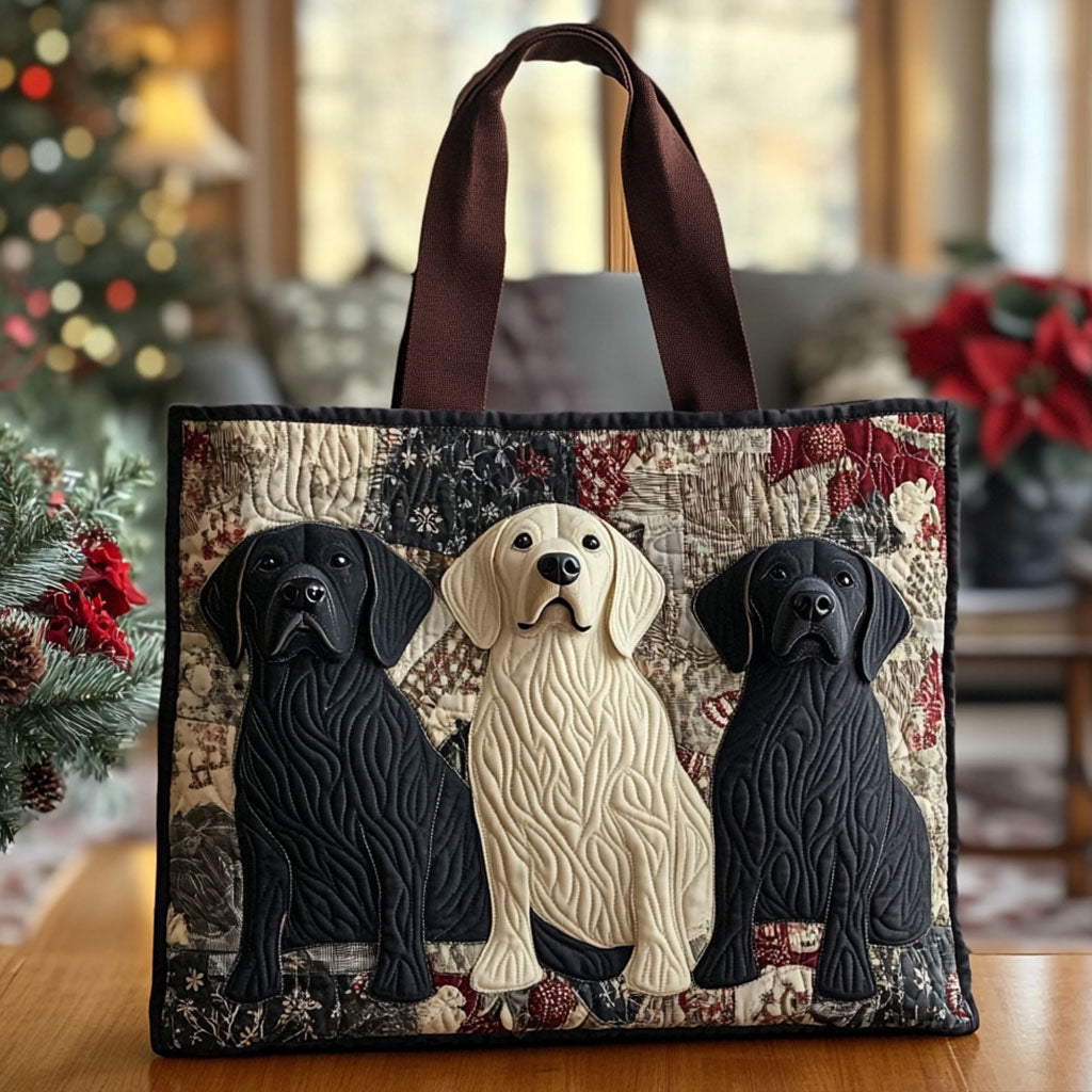 Lab Harmony Quilted Tote Bag Handbags Best Gifts For Labrador Retriever