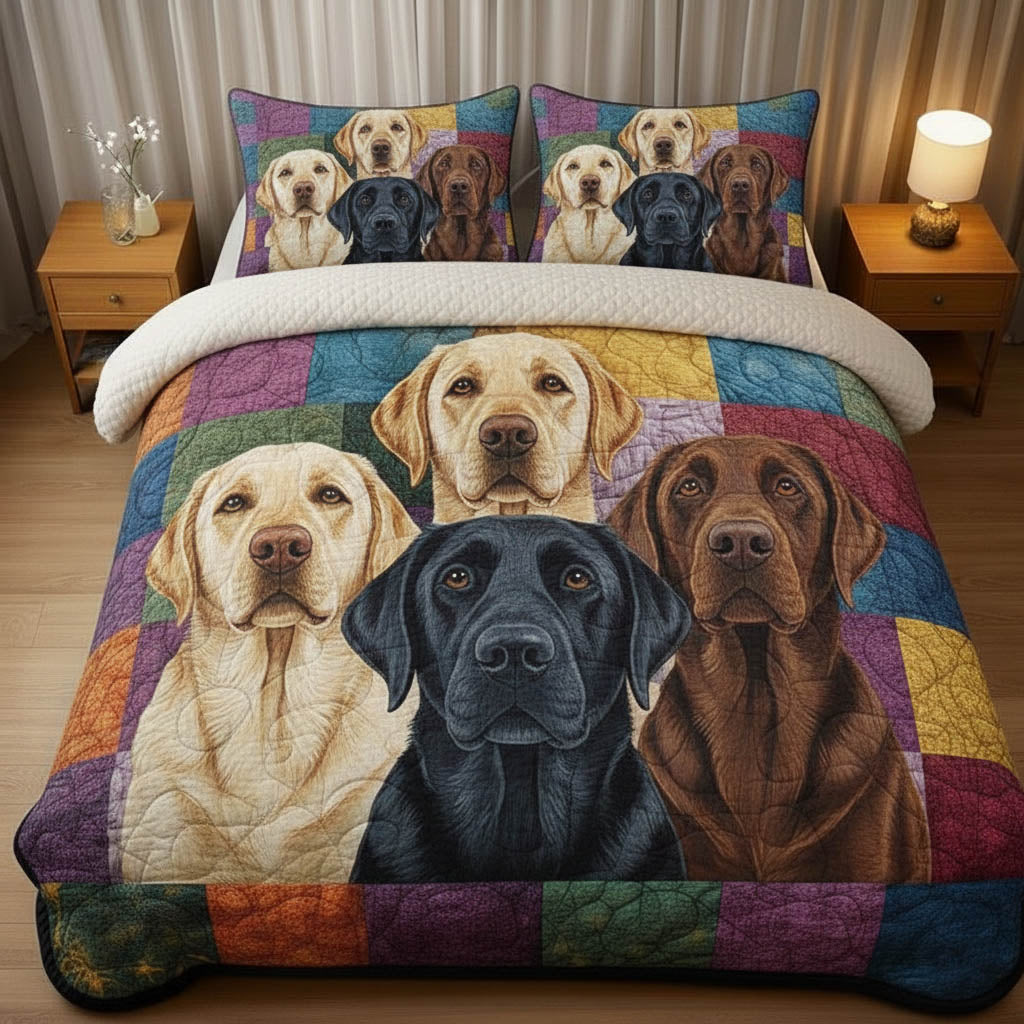 Labrador Quilted Bedding Set Bedding Ideas Labrador Gift Ideas