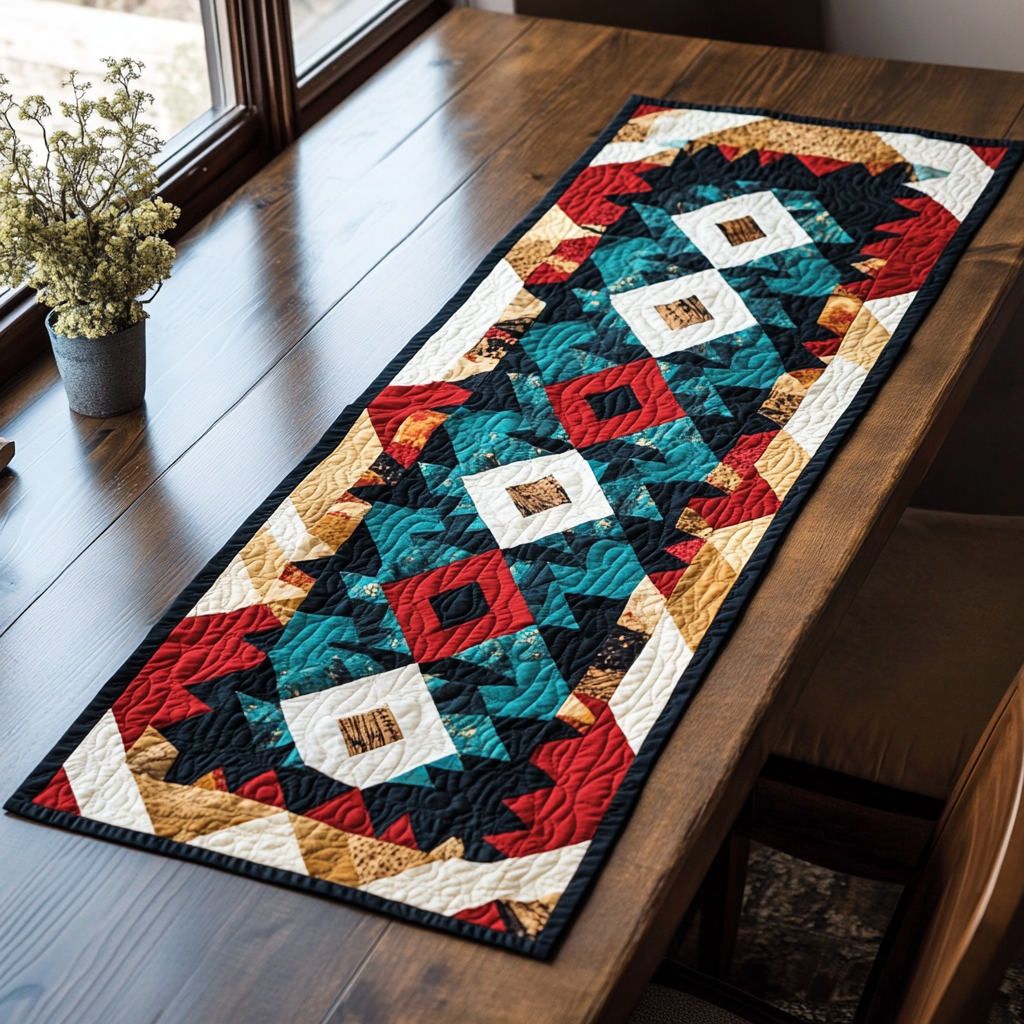 Legacy Tapestry Quilted Table Runner Kitchen Table Decor Family Present Ideas