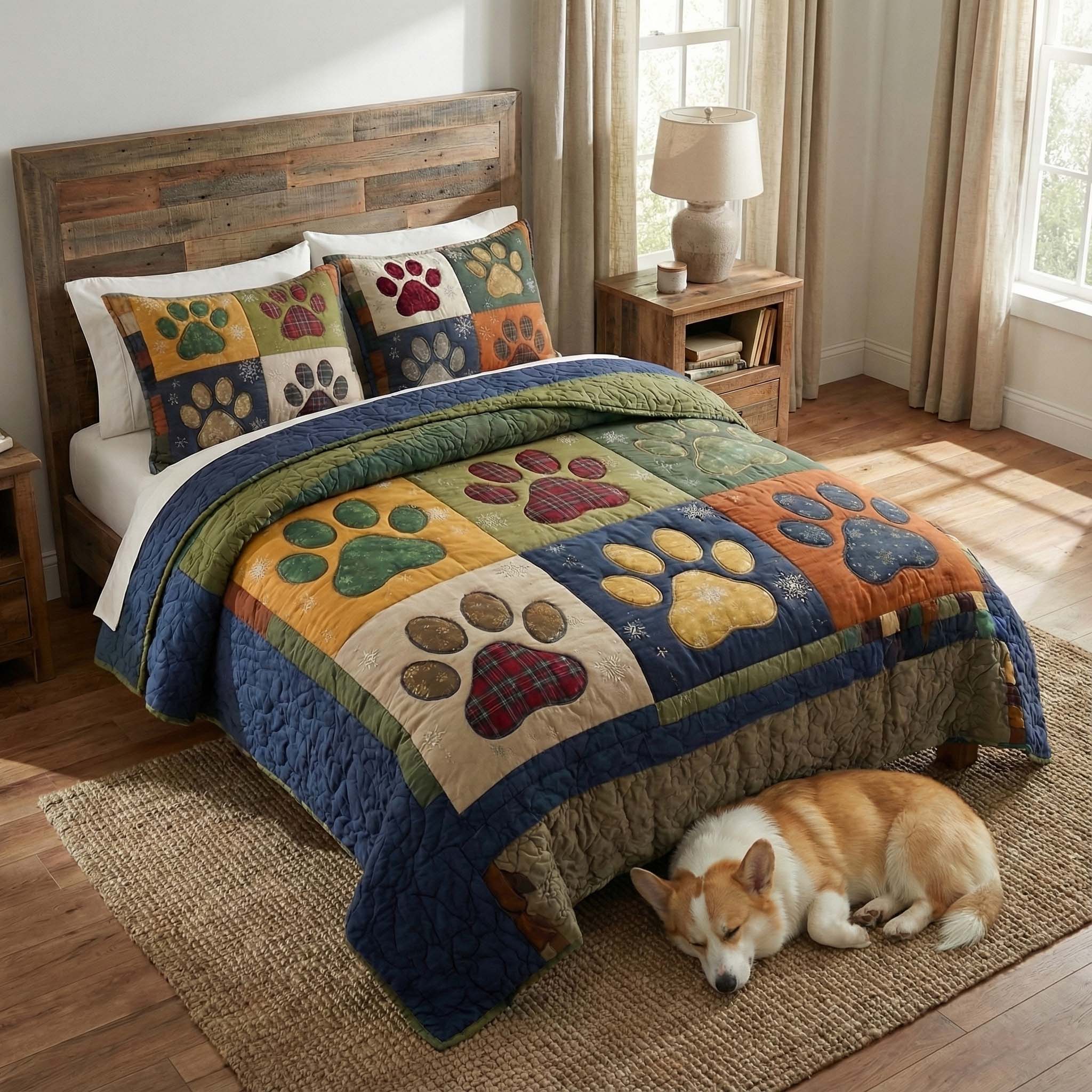 Loyal Steps Quilted Bedding Set Bedding Ideas Last Minute Mother's Day Gifts