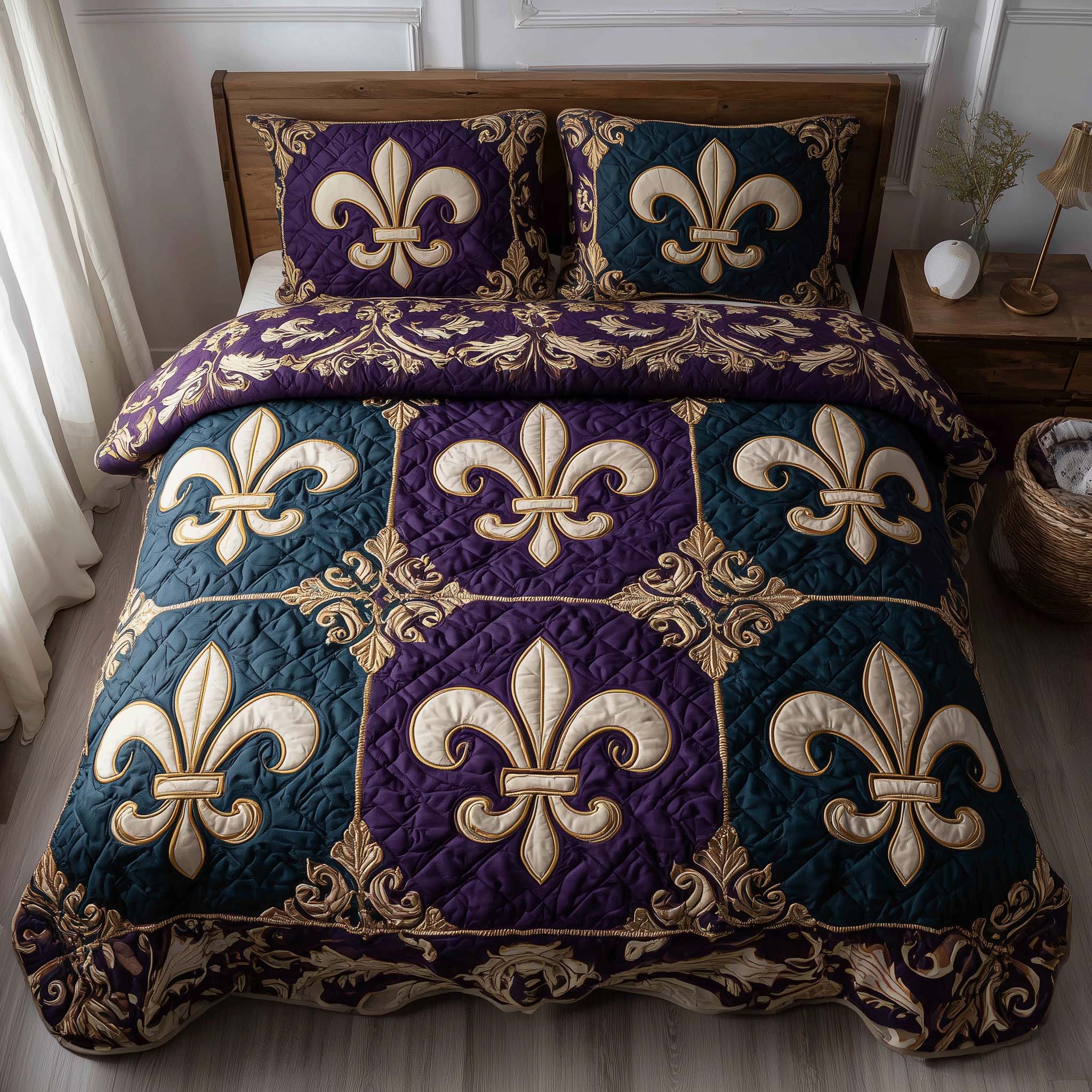 Masquerade Dream Quilted Bedding Set Best Bedding Sets Mardi Gras Themed Gifts