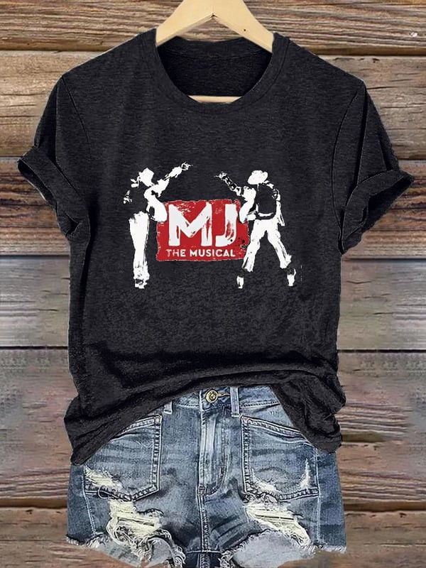 MJ The Musical T-Shirt Michael Jackson King Of Pop Dance Graphic Tee Gift For MJ Fan - Image 2