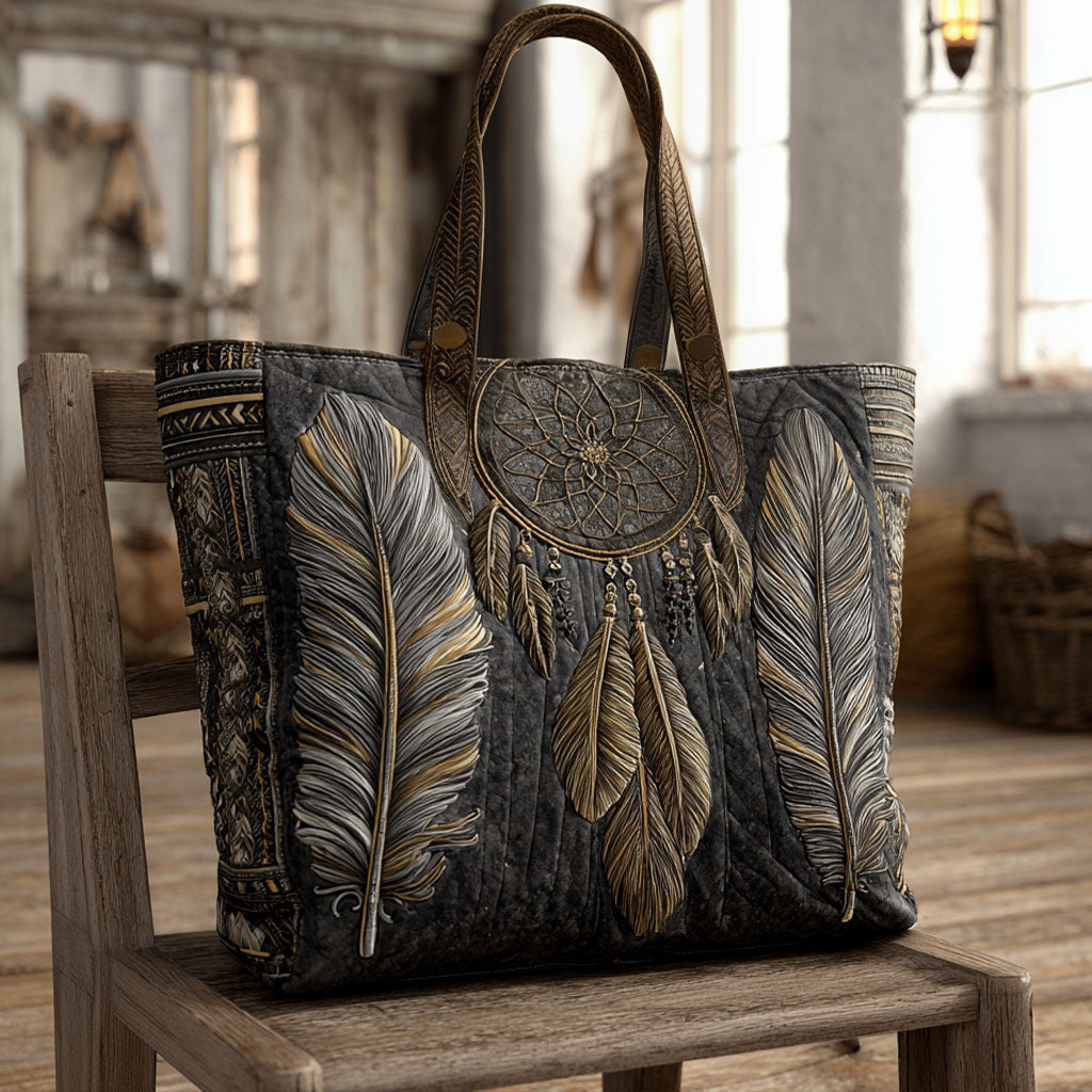 Moonlit Web Quilted Tote Bag The Perfect Tote Bag Native American Christmas Gifts
