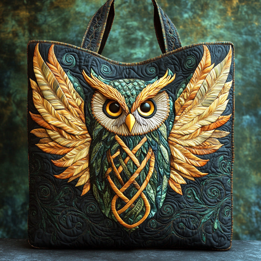 Mystic Owl Weave Quilted Tote Bag Tote Bags For Women Mother's Day Gift Ideas