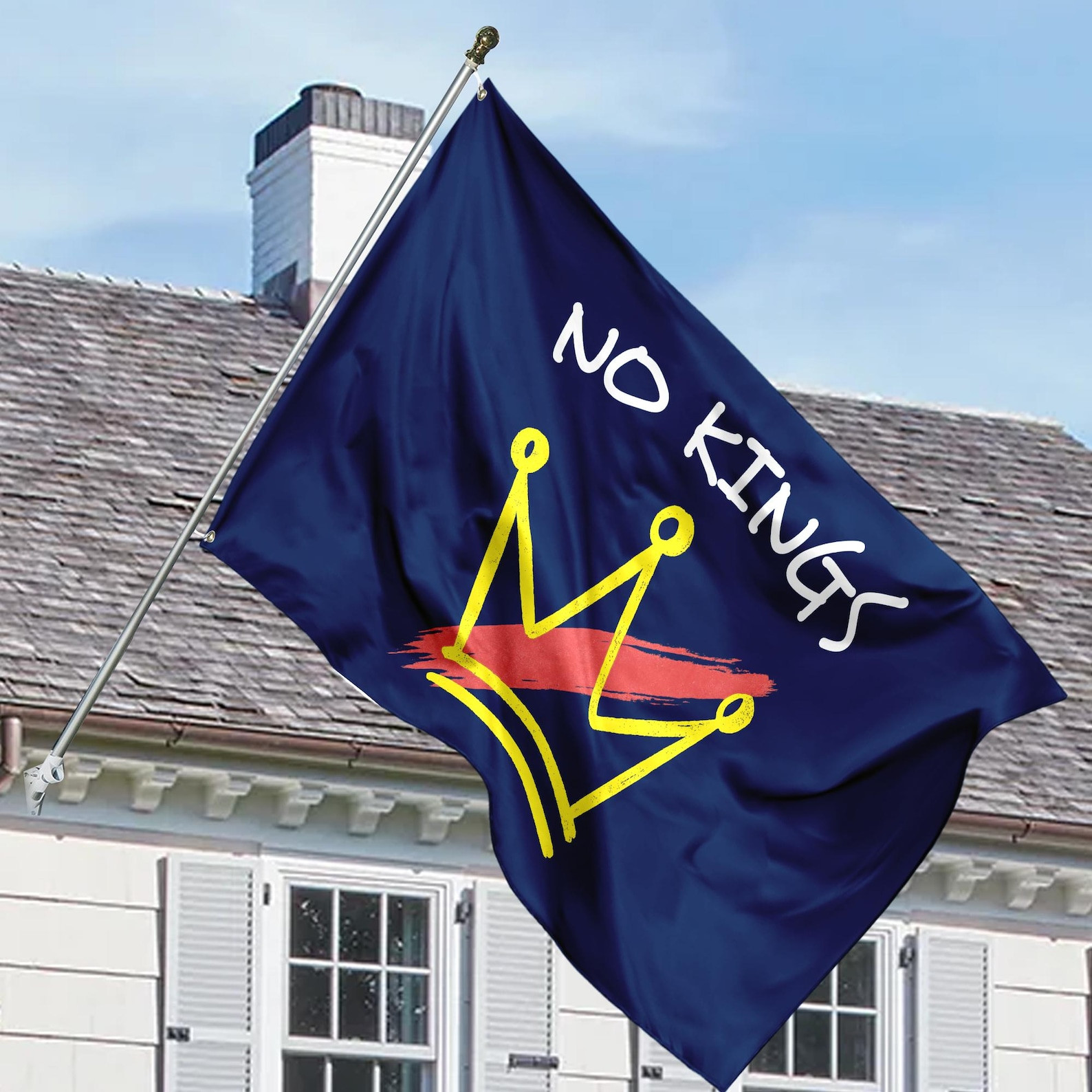 No Kings Flag Anti Trump Flag Political Activist Home Decor Gift For Activities