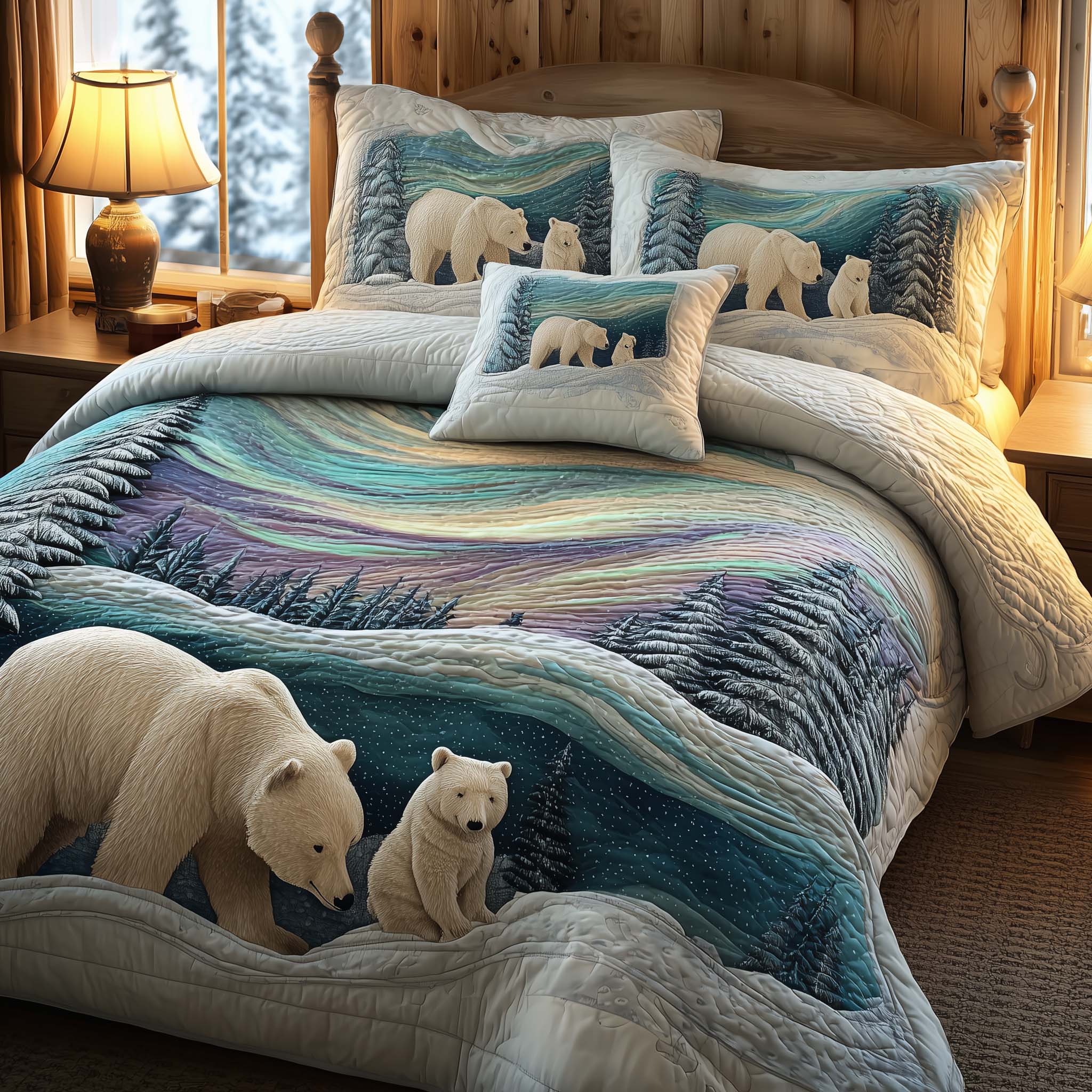 Northern Calm Quilted Bedding Set Bedroom Decor Ideas Birthday Gift Ideas For Mother