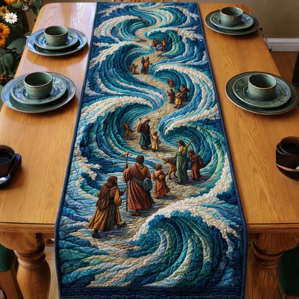 Passover Heritage Quilted Table Runner Bible Verse Home Decor Gifts To Give For Passover