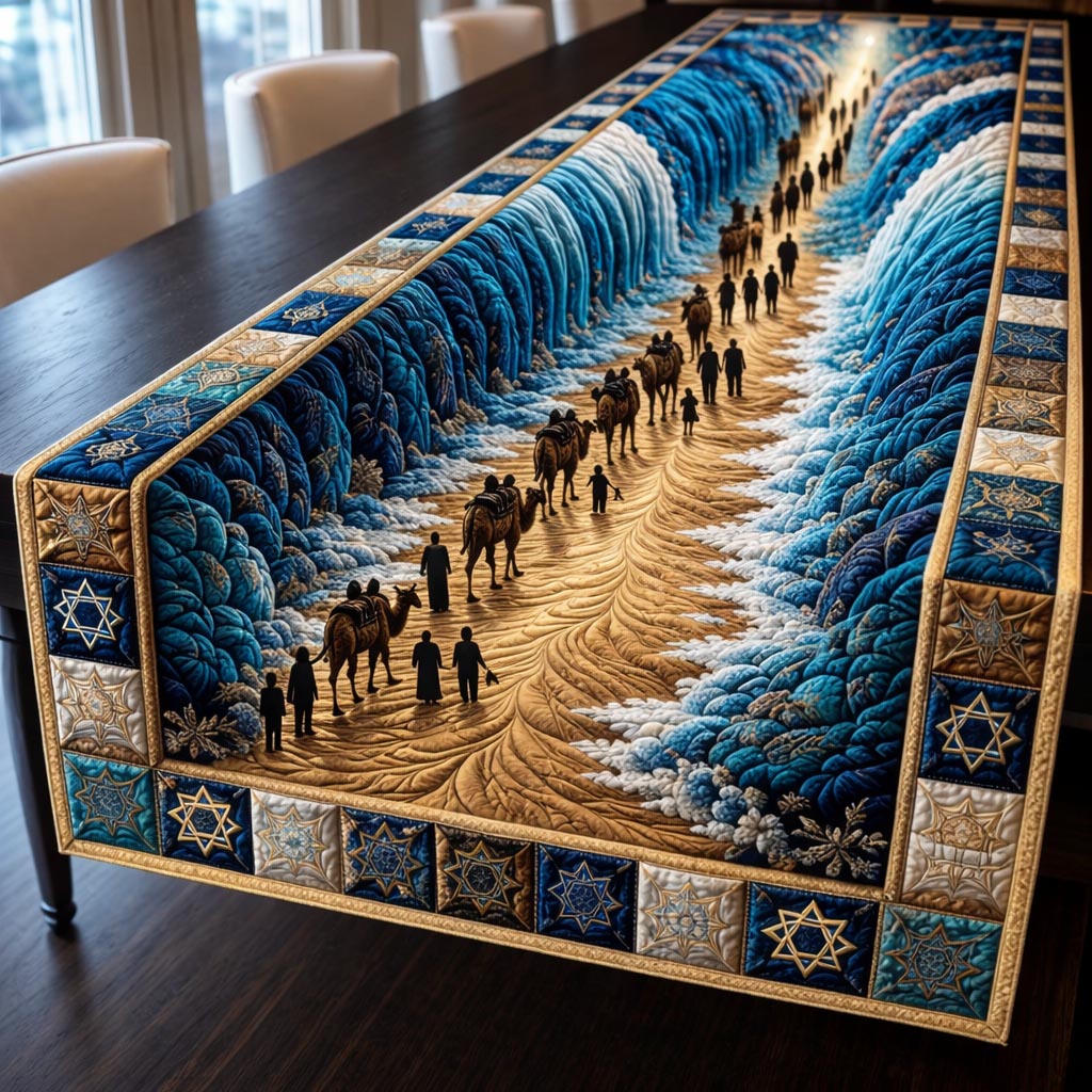 Passover Seder Quilted Table Runner Table Setting Ideas For Passover Jewish Gifts For Passover