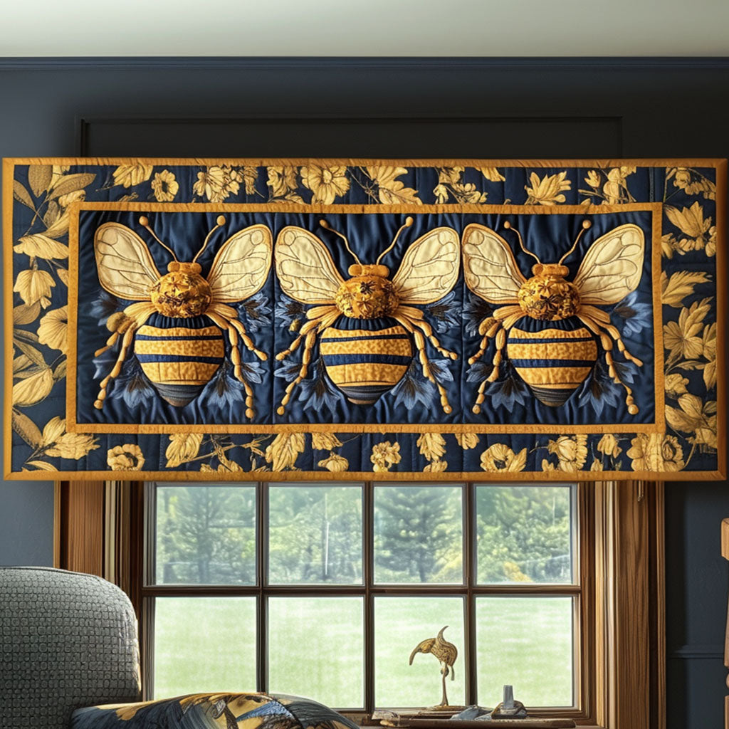 Regal Swarm Quilted Valance Christmas Kitchen Decor Gifts For Cactus Lovers