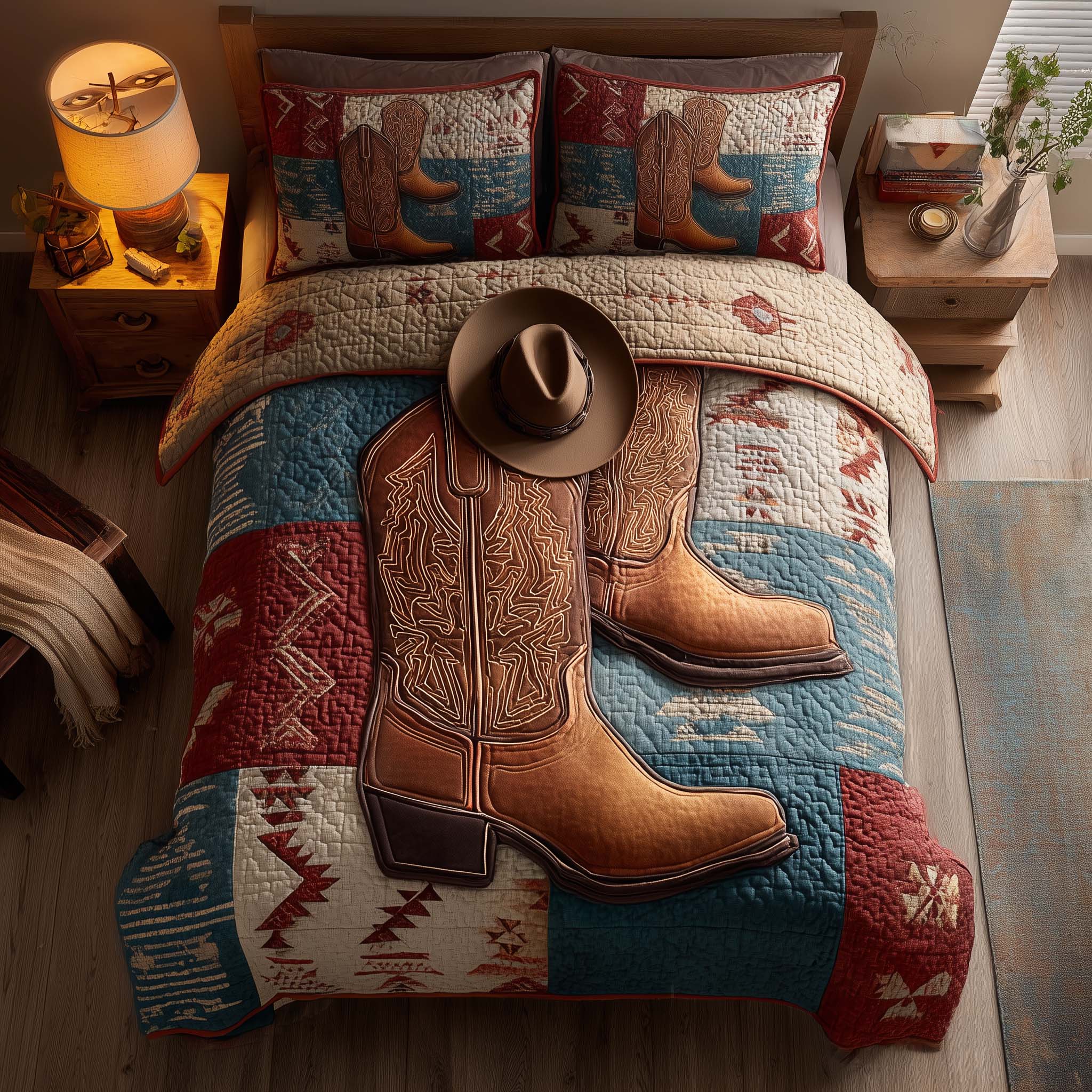 Rodeo Roundup Quilted Bedding Set Bedding Ideas Gifts For Cowboys