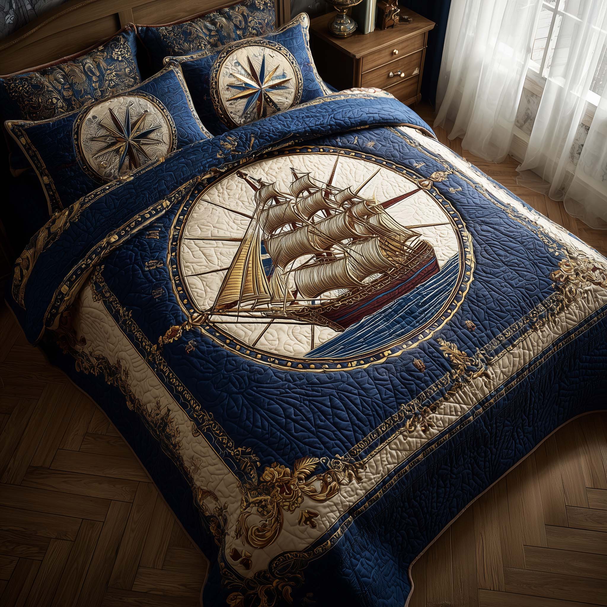 Royal Fleet Quilted Bedding Set Best Bedding Sets Good Gifts For Dads