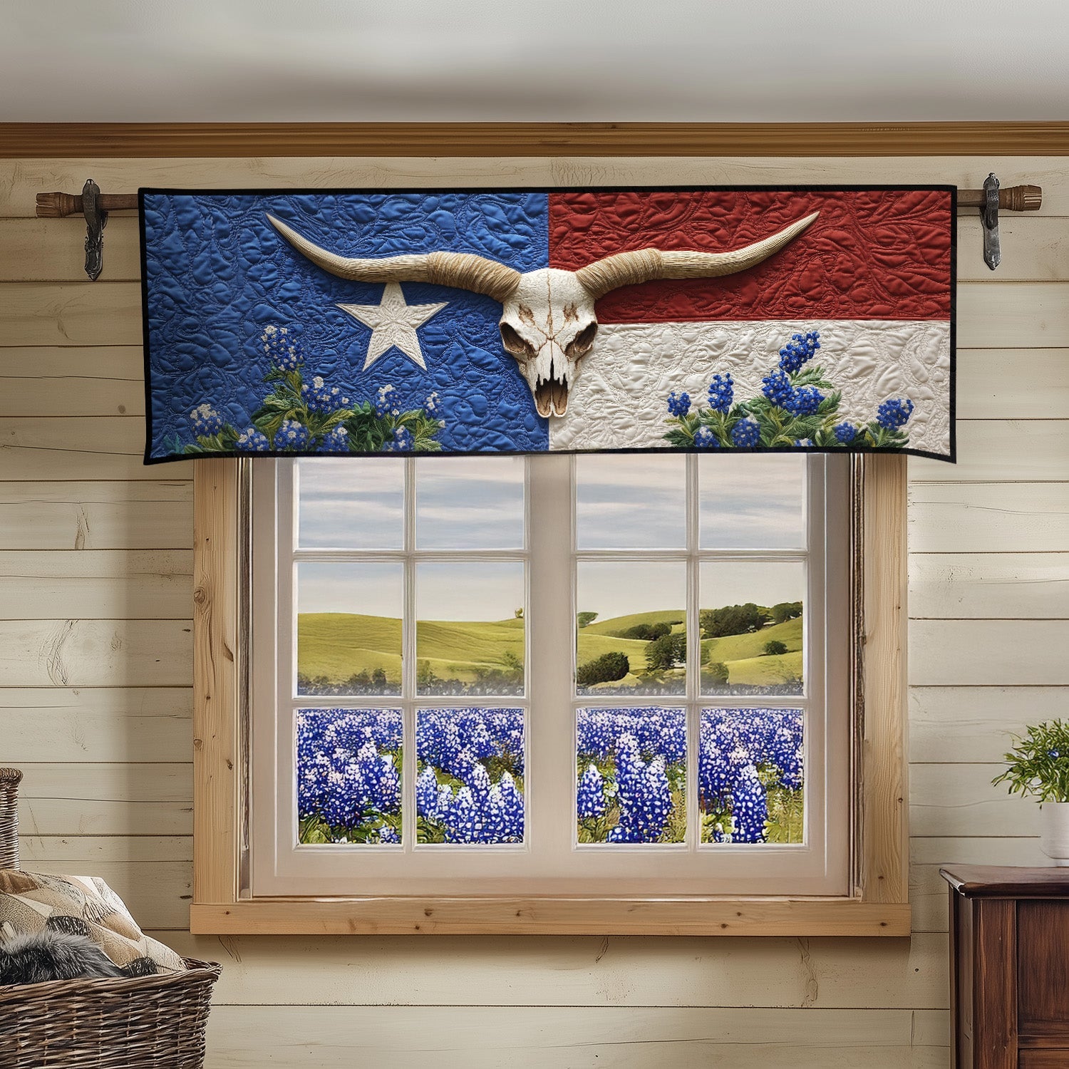 Rustic Ranch Quilted Valance Home Entrance Decor Ideas Sunflower Gifts For Mom