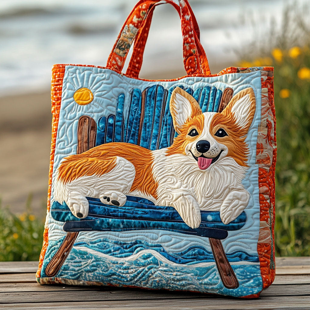 Seaside Wiggles Quilted Tote Bag Famous Tote Bags Gifts For Beach Vacation