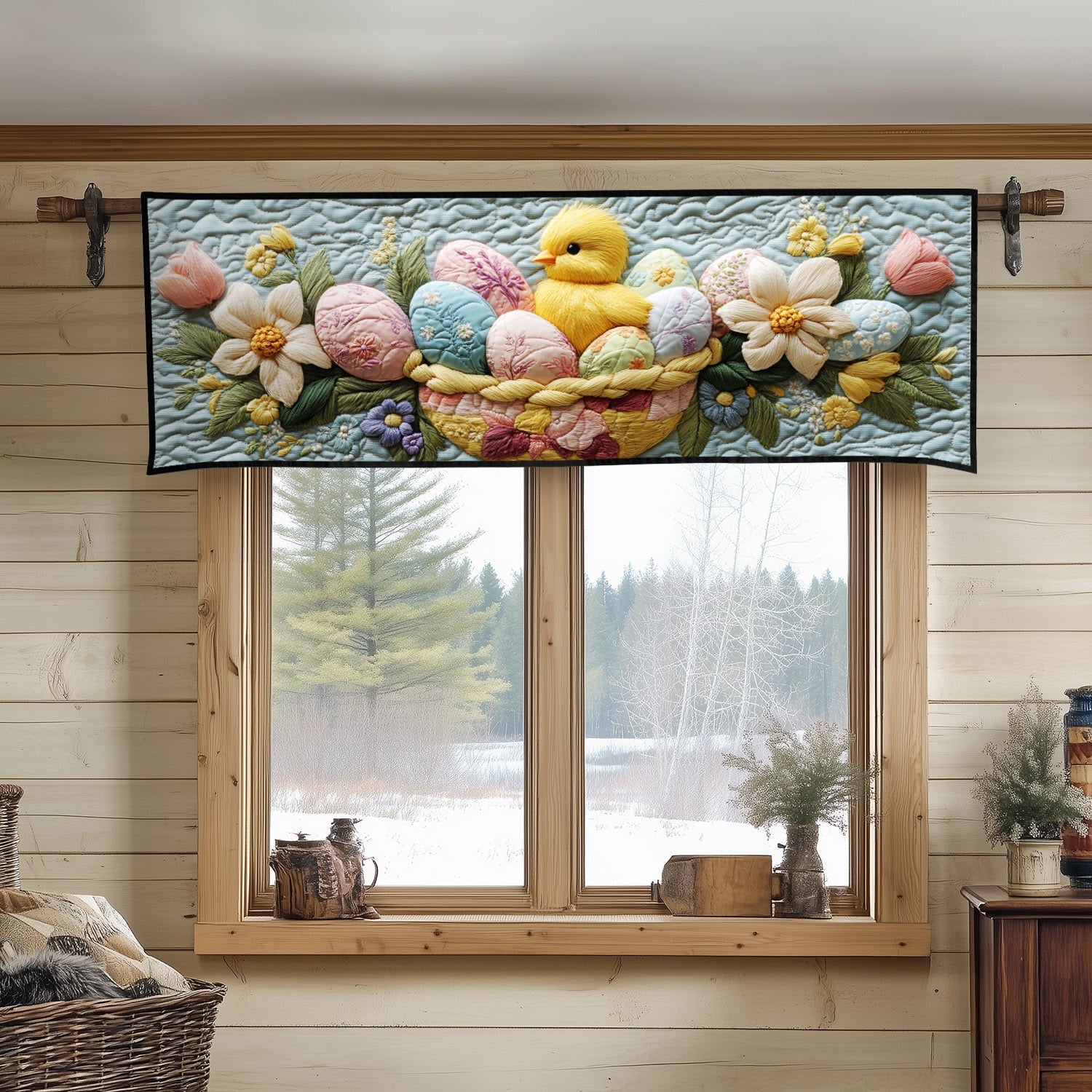 Spring Renewal Quilted Valance Entryway Design Ideas Easter Gifts For Her