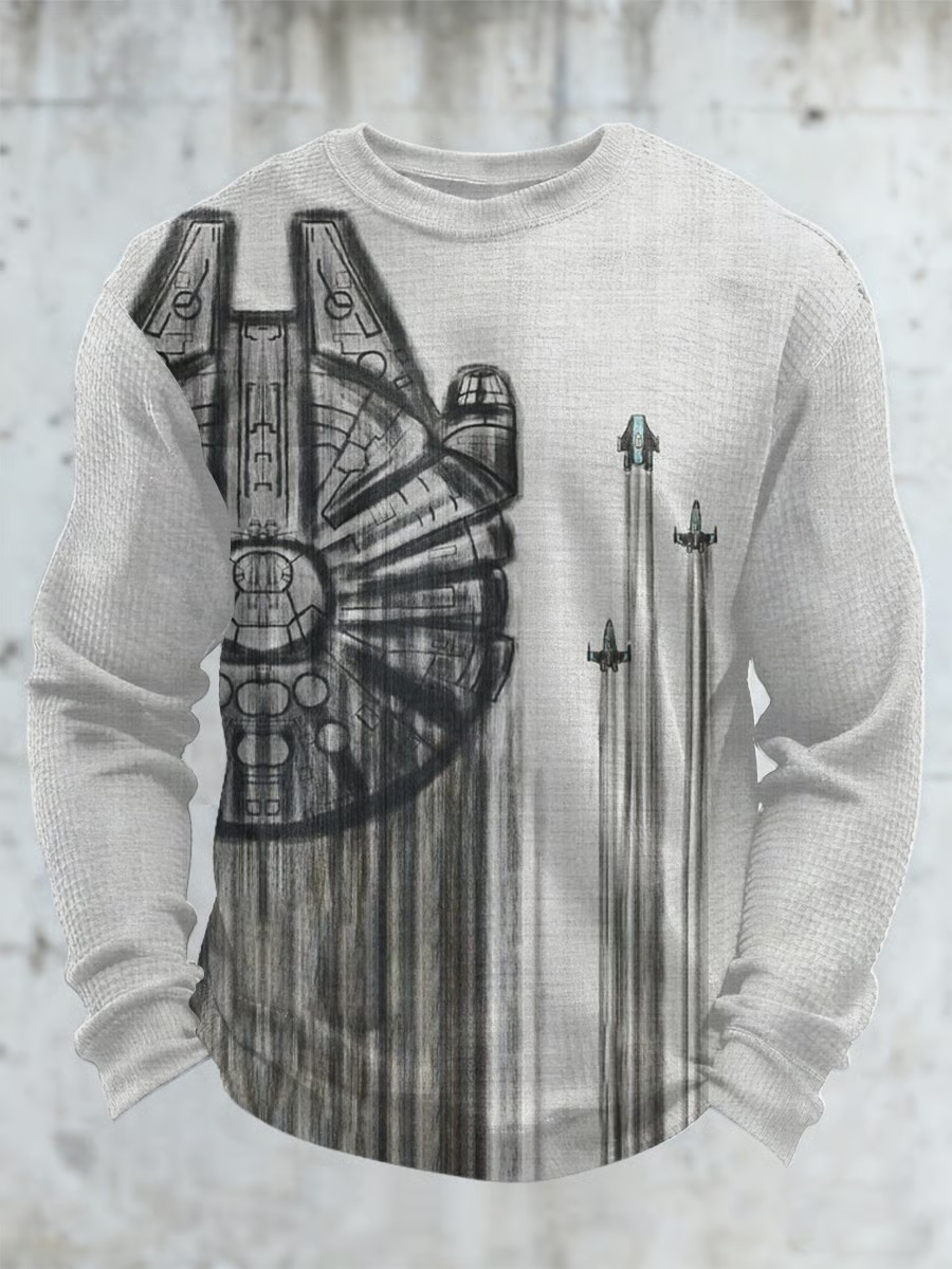 Star Wars Millennium Falcon Long Sleeve Shirt Star Wars Merch Movie Fans Gift Ideas