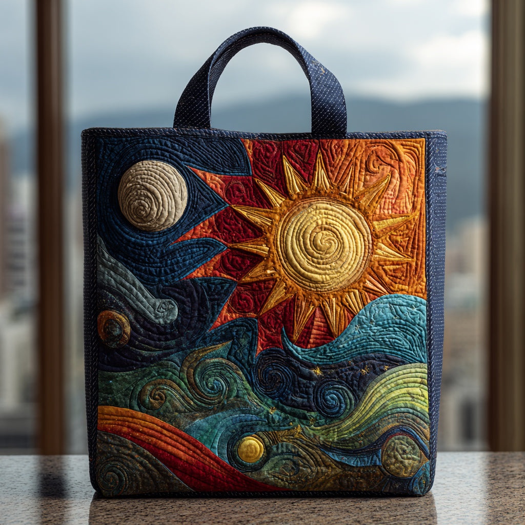Starry Sun Quilted Tote Bag Great Tote Bags Mother's Day Delivery