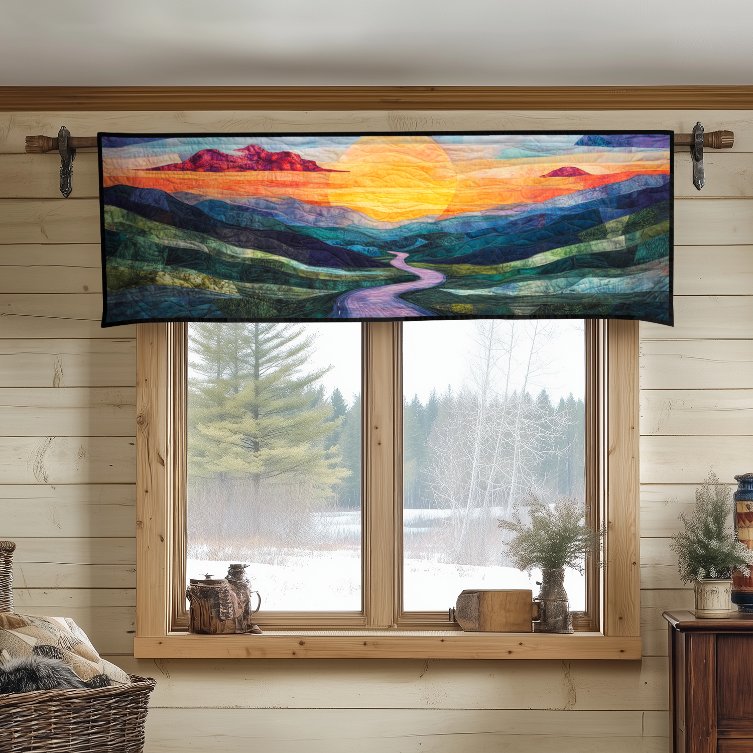 Sunbeam Bliss Quilted Valance Christmas Entry Way Decor You Are My Sunshine Gifts