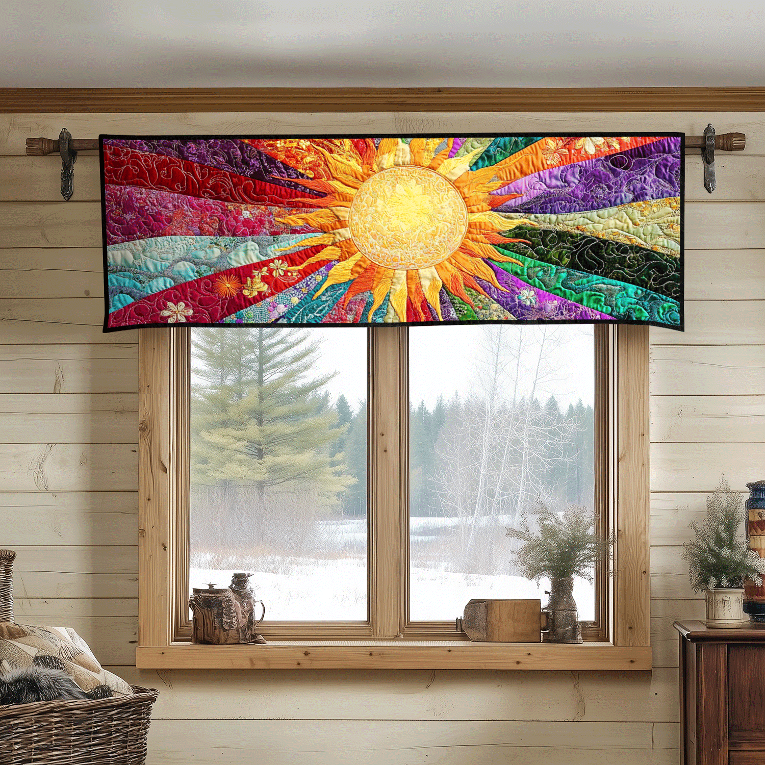 Sunshine Bliss Quilted Valance Dining Room Decor You Are My Sunshine Gifts