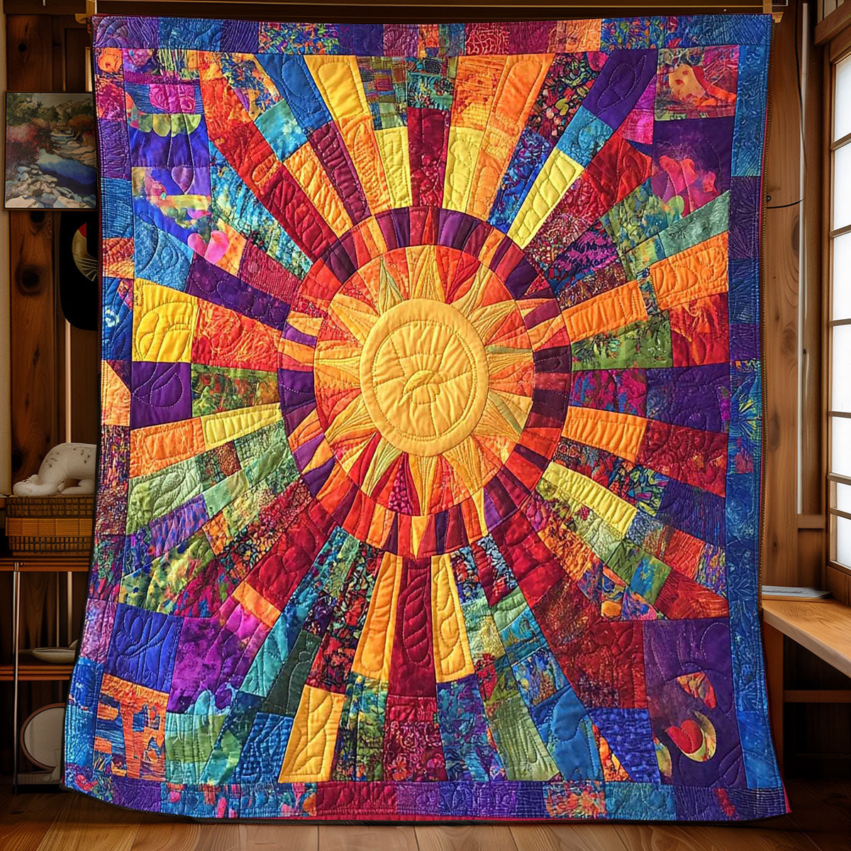 Sunshine Patchwork Quilt Stylish Quilt Blanket to Upgrade Your Bedroom