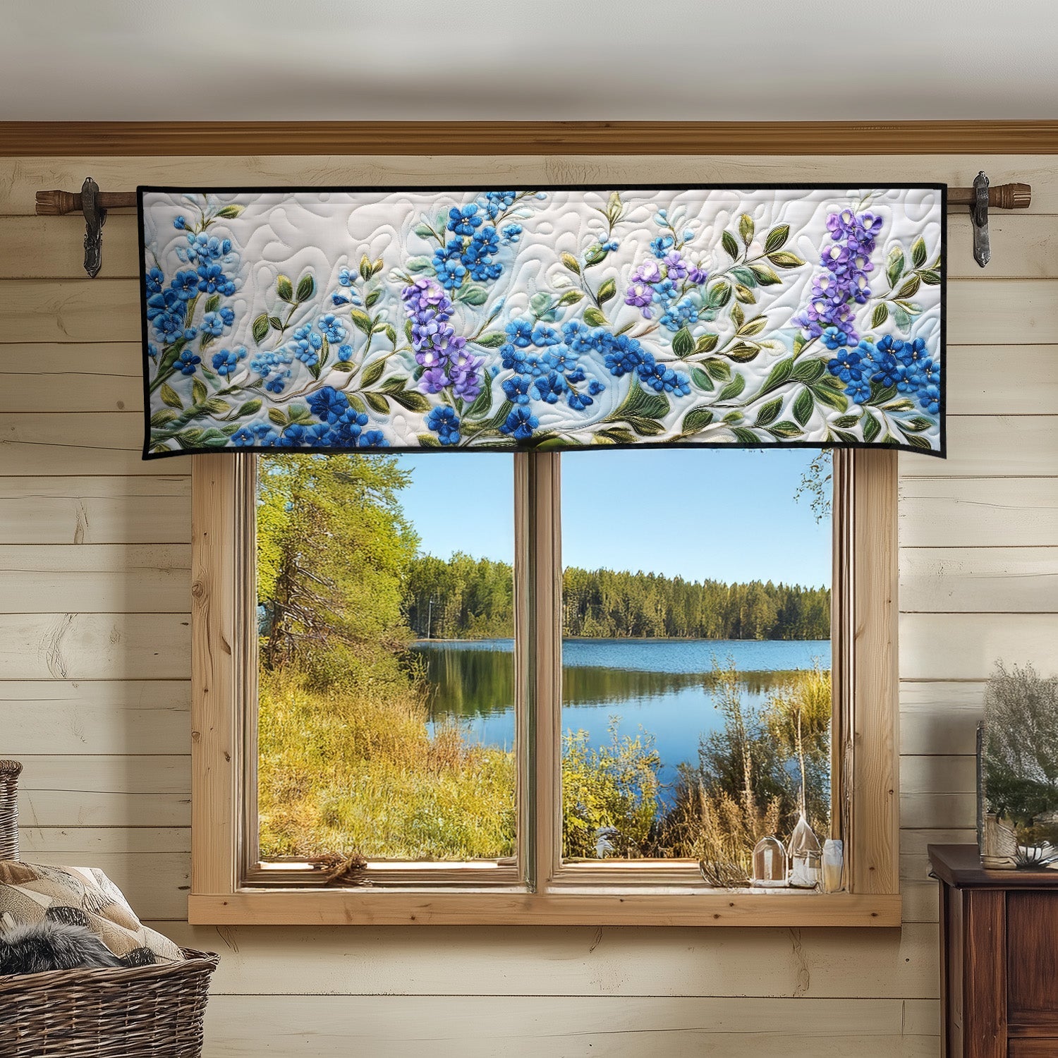 Texas Heritage Quilted Valance Front Entryway Ideas Sunflower Gifts For Grandma