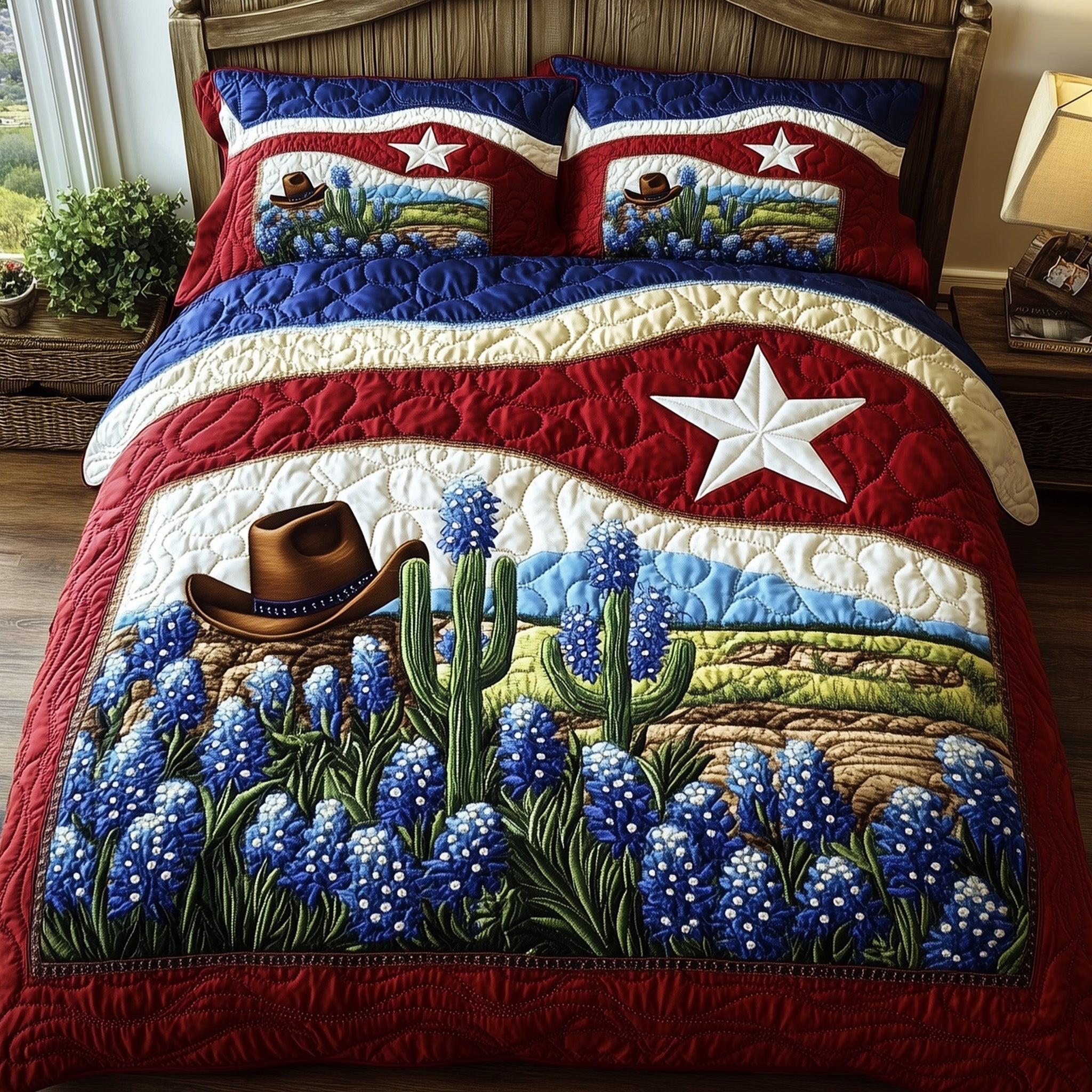Texas Pride Quilted Bedding Set Best Sheets Ever Unique Texas Gifts