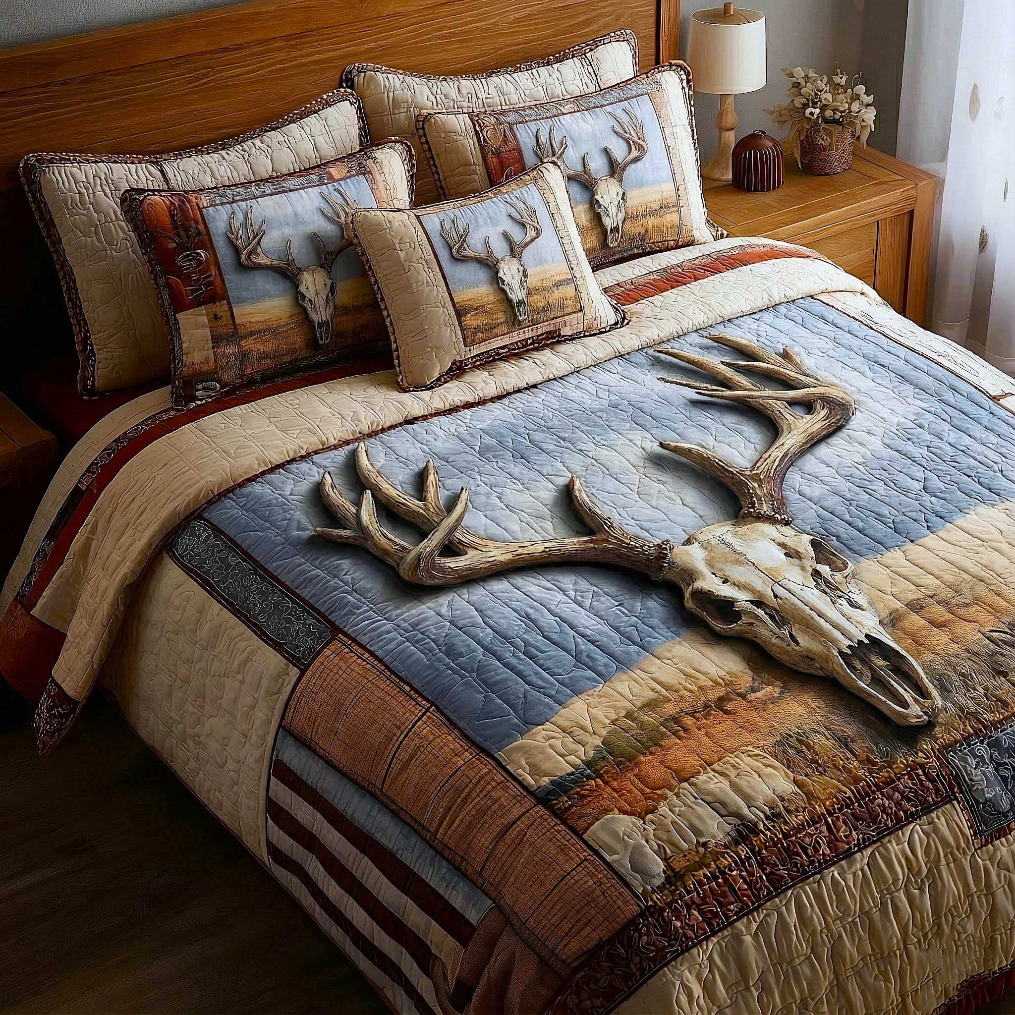 Trailblazer Spirit Quilted Bedding Set Comforter Sets Awesome Native American Gifts