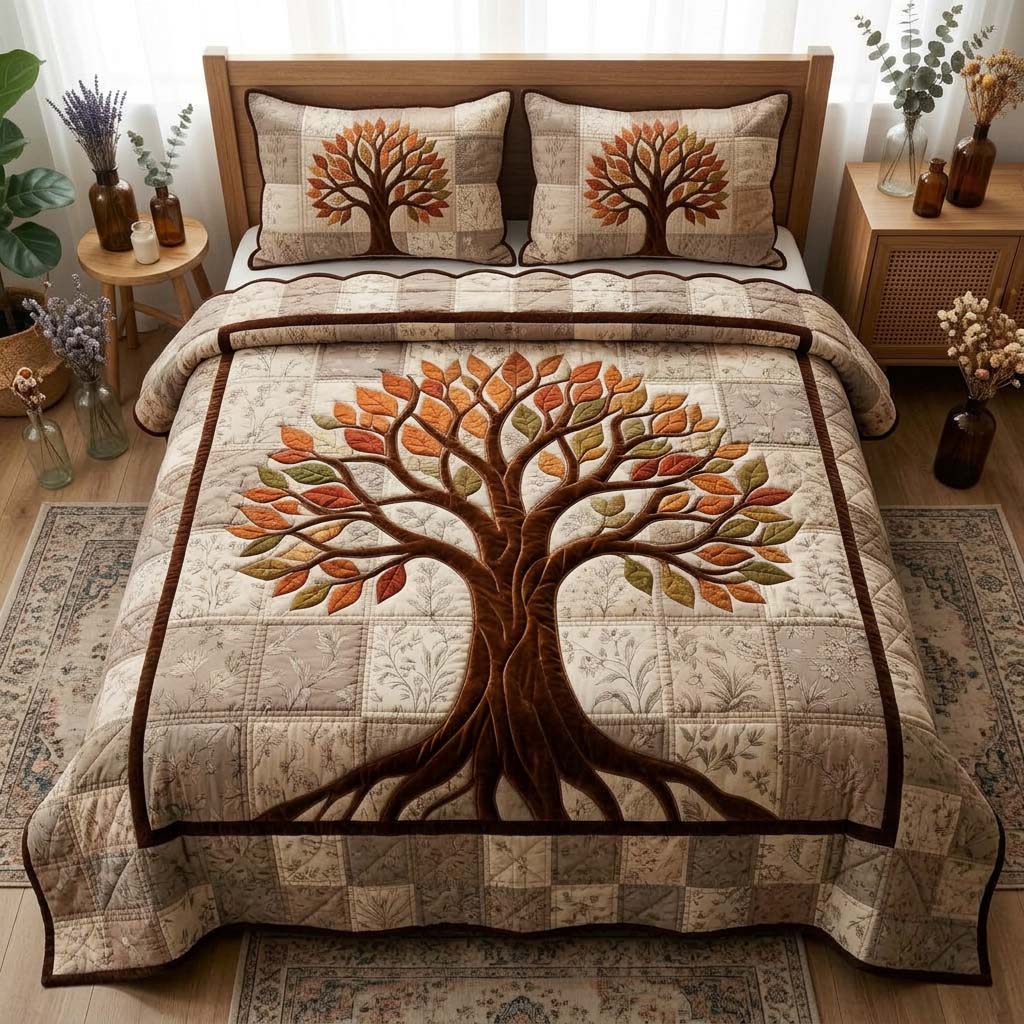Tree Of Life Quilted Bedding Set Best Bedding Sets Tree Of Life Themed Gifts