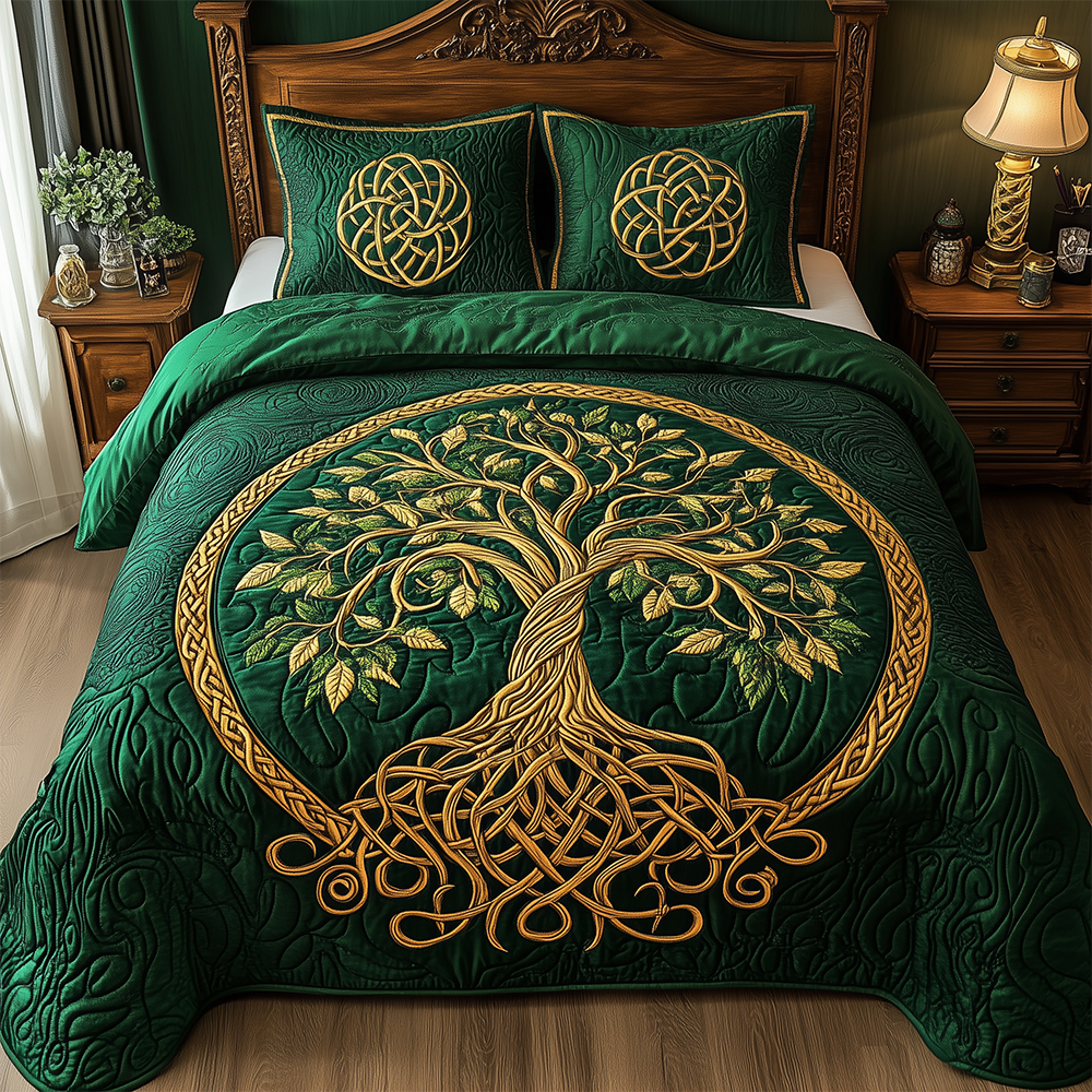 Tree Of Life Quilted Bedding Set Best King Sheets Tree Of Life Themed Gifts