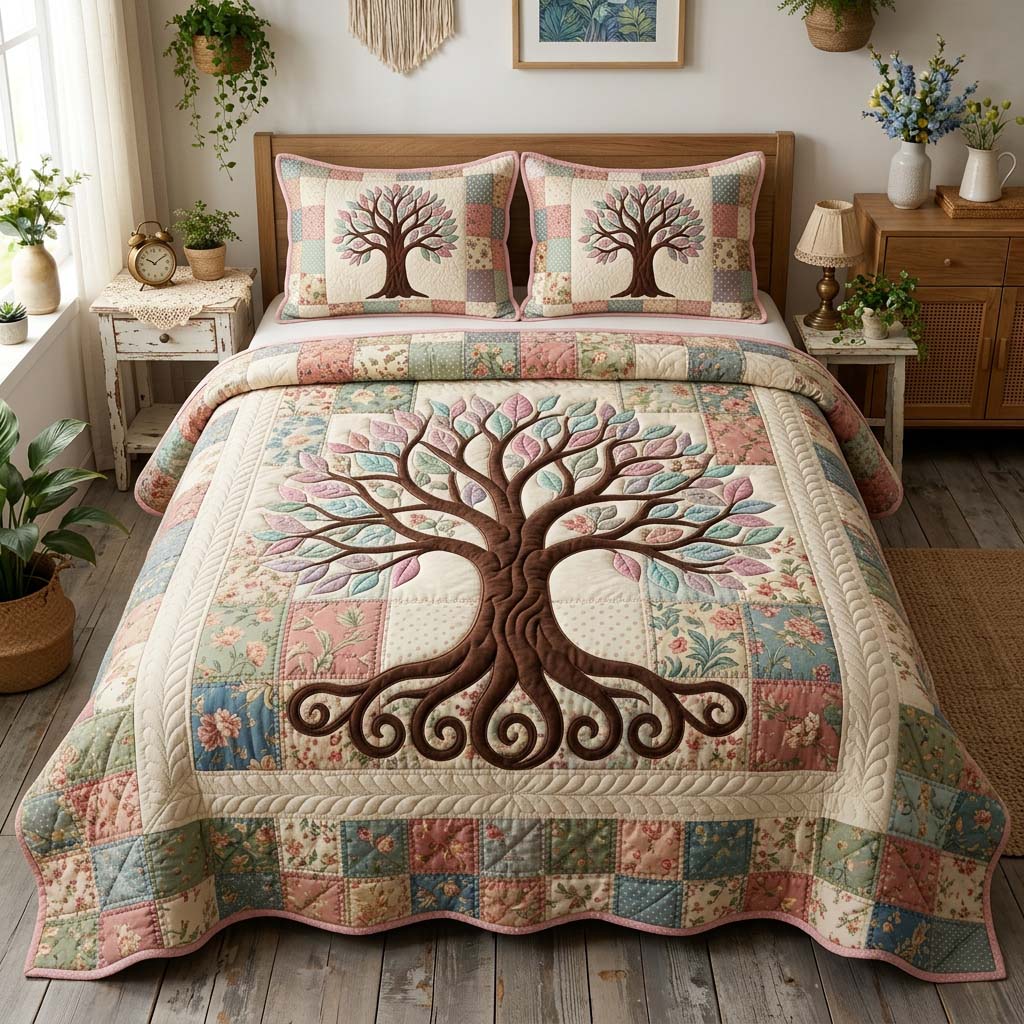 Tree Of Life Quilted Bedding Set Best Sheets Ever Tree Of Life Gifts For Her