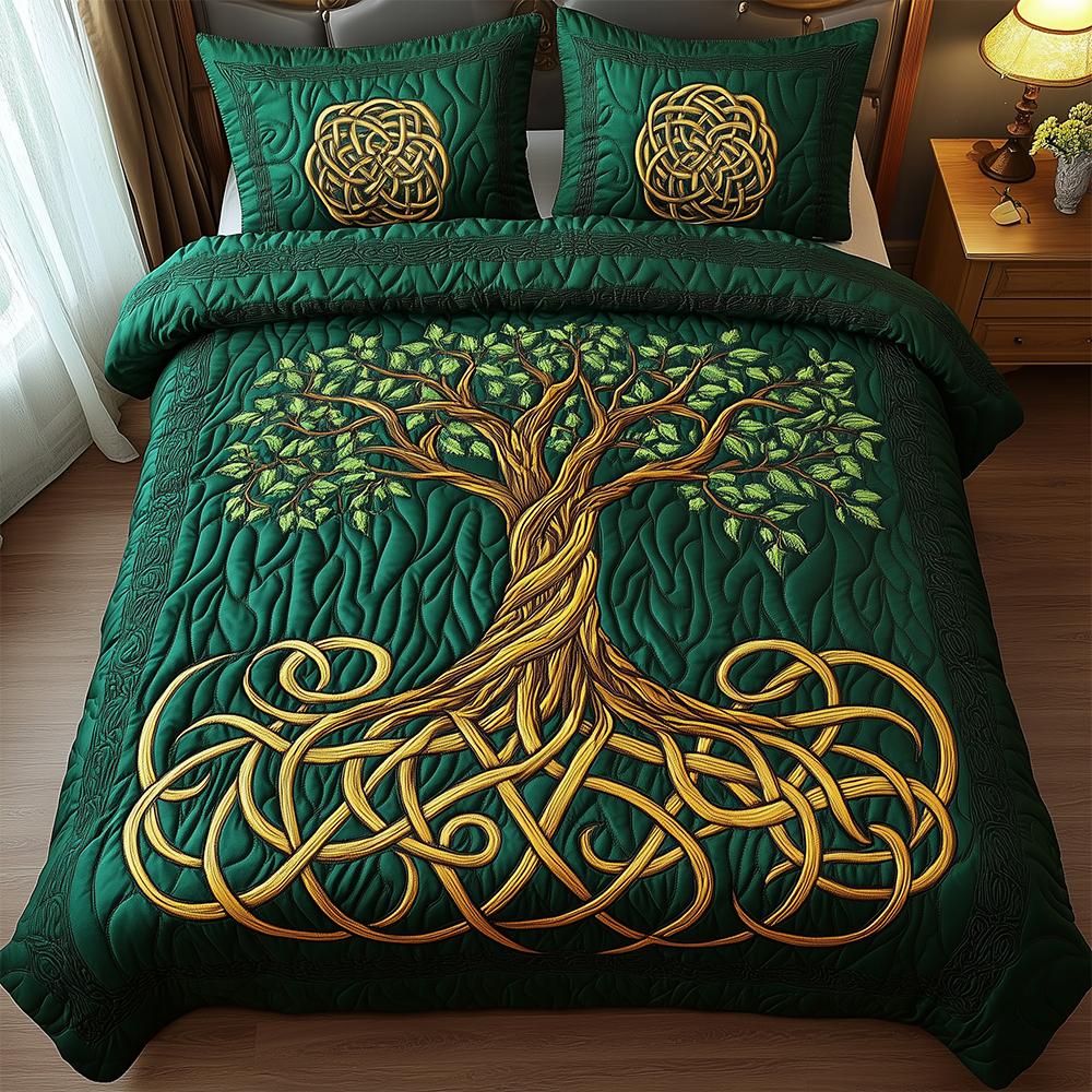 Tree Of Life Quilted Bedding Set King Comforter Sets Tree Of Life Gifts For Her