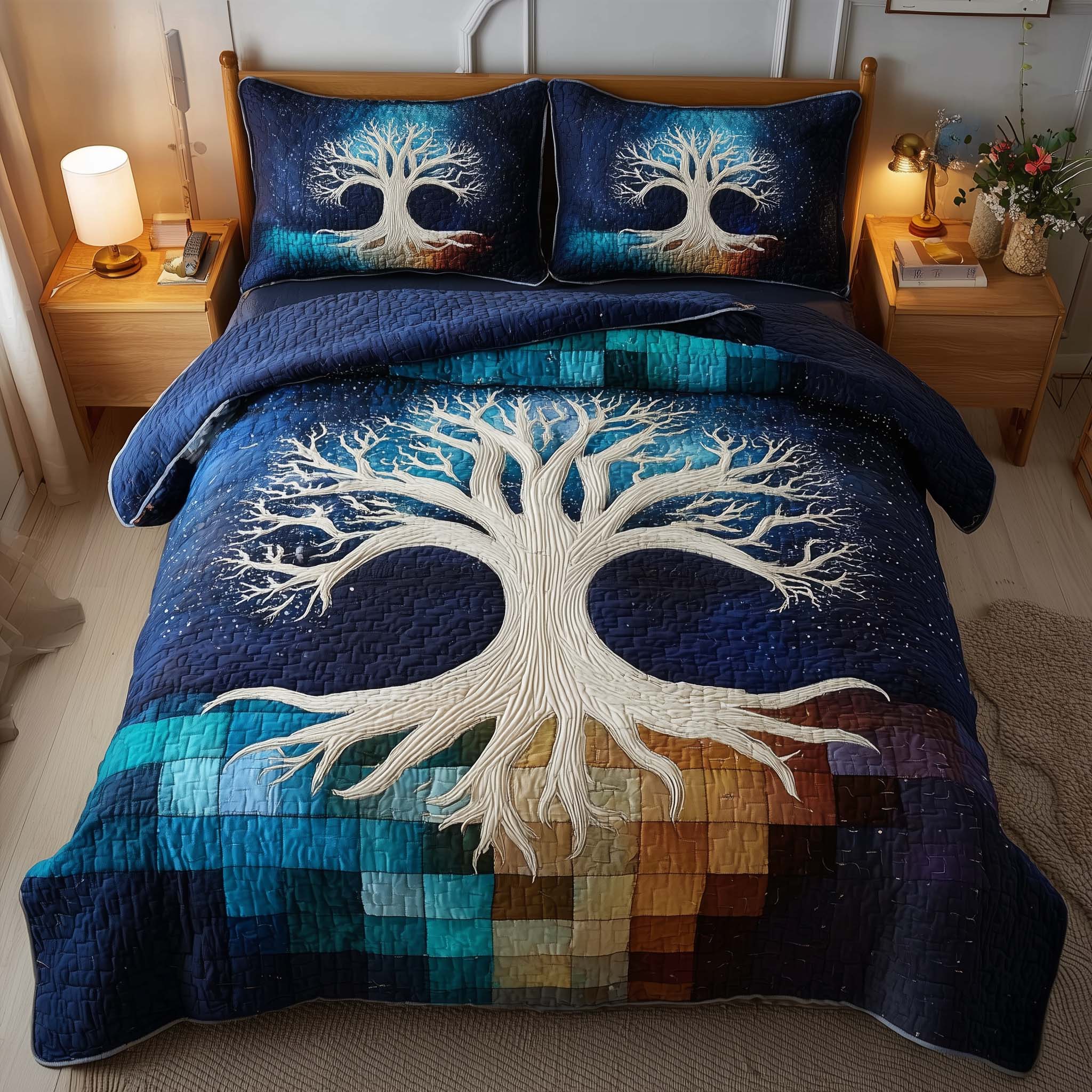 Tree Of Life Quilted Bedding Set Nice Bedding Sets Tree Of Life Themed Gifts