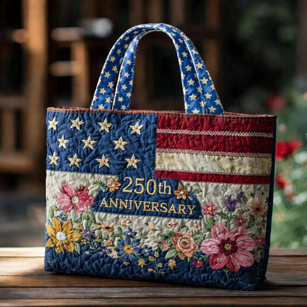 Vintage 250th Anniversary Tote Bag America's 250th Birthday Handbag Best Gift For Women