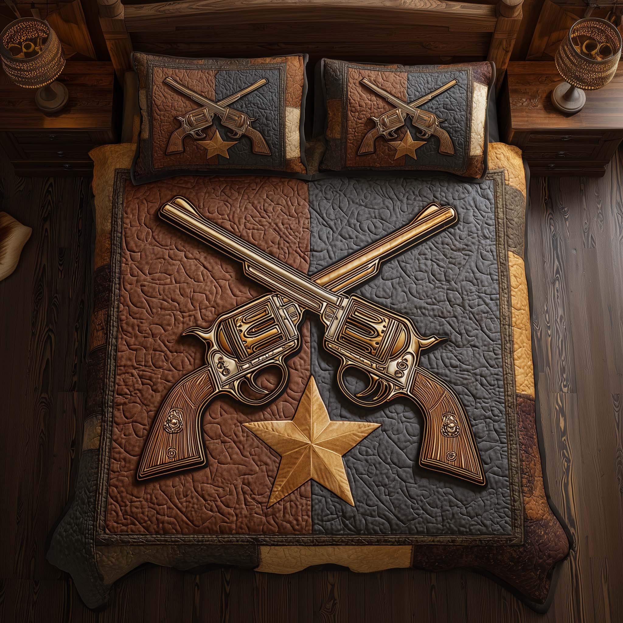 Western Star Quilted Bedding Set Unique Sheet Sets Old Western Gifts