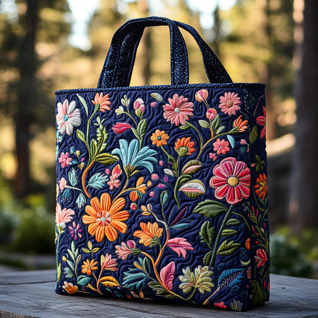 Wild Bloom Quilted Tote Bag Best Totes Happy Mothers Day Gift