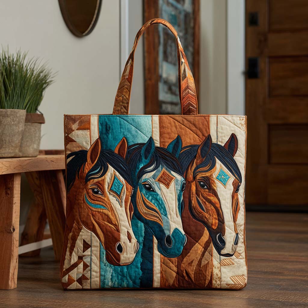 Wild Soul Quilted Tote Bag Great Tote Bags Christmas Gifts For Horse Owners