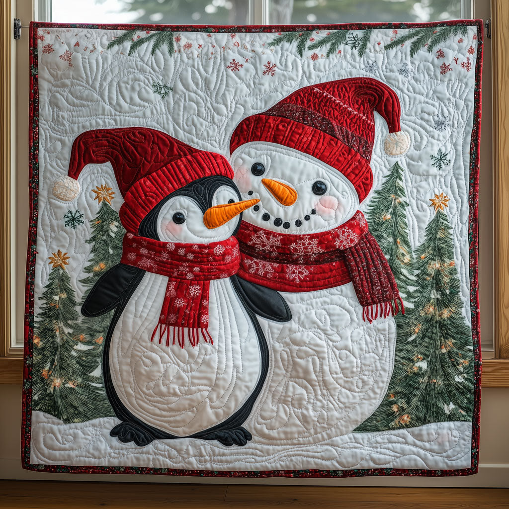 Winter Buddies Quilt Thoughtful Quilt Blanket Gift for Loved Ones