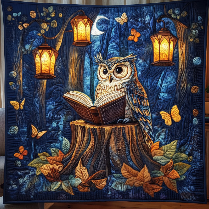 Wise Owl Quilt.webp Classic Quilt Blanket for Cozy and Warm Nights
