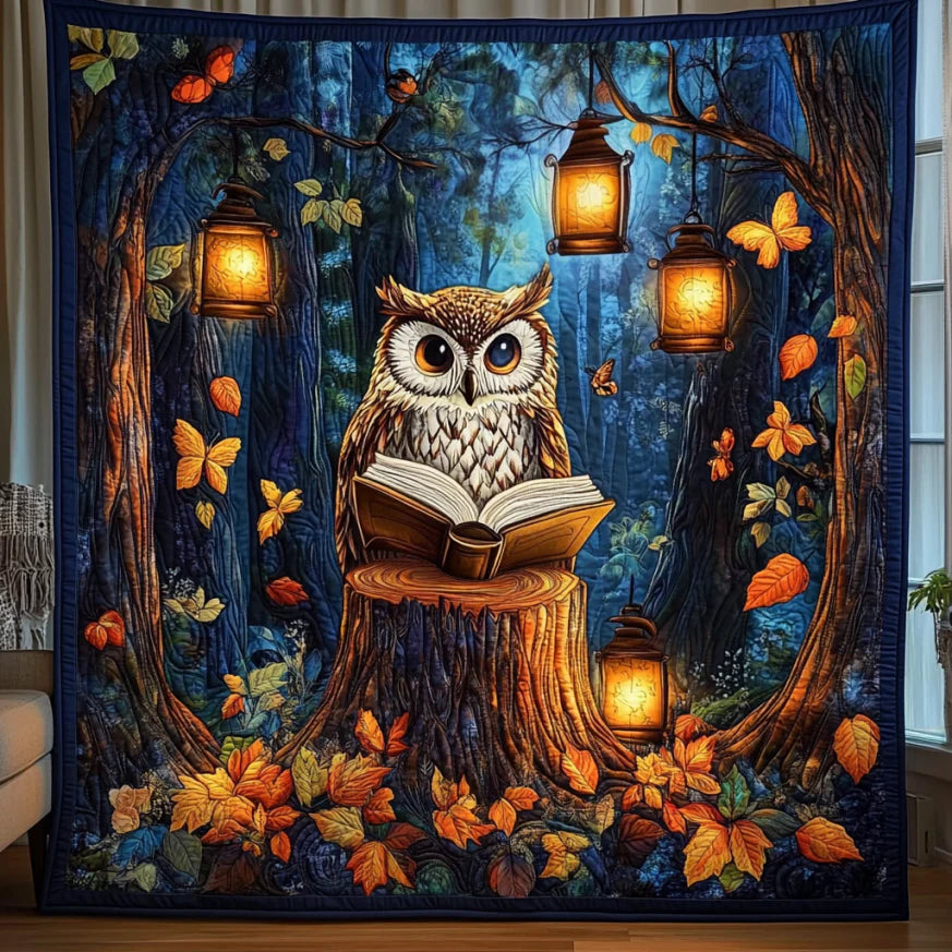 Wise Owl Quilt.webp Perfect Holiday Gift for Blanket Lovers